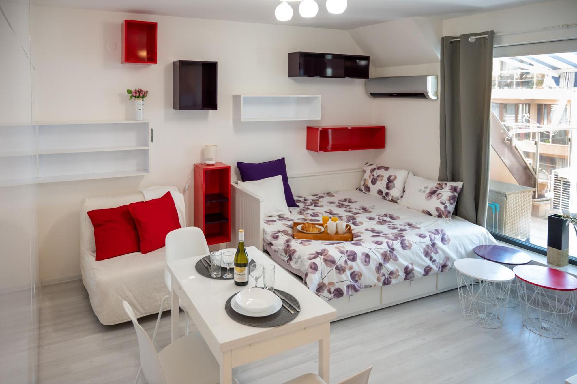 Ferienwohnung Colorful Studio With Balcony - Free Parking Sofia Exterior foto